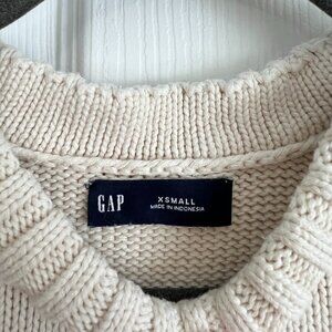 Gap 100% Cotton Oversized Boyfriend Sweater Size XS
